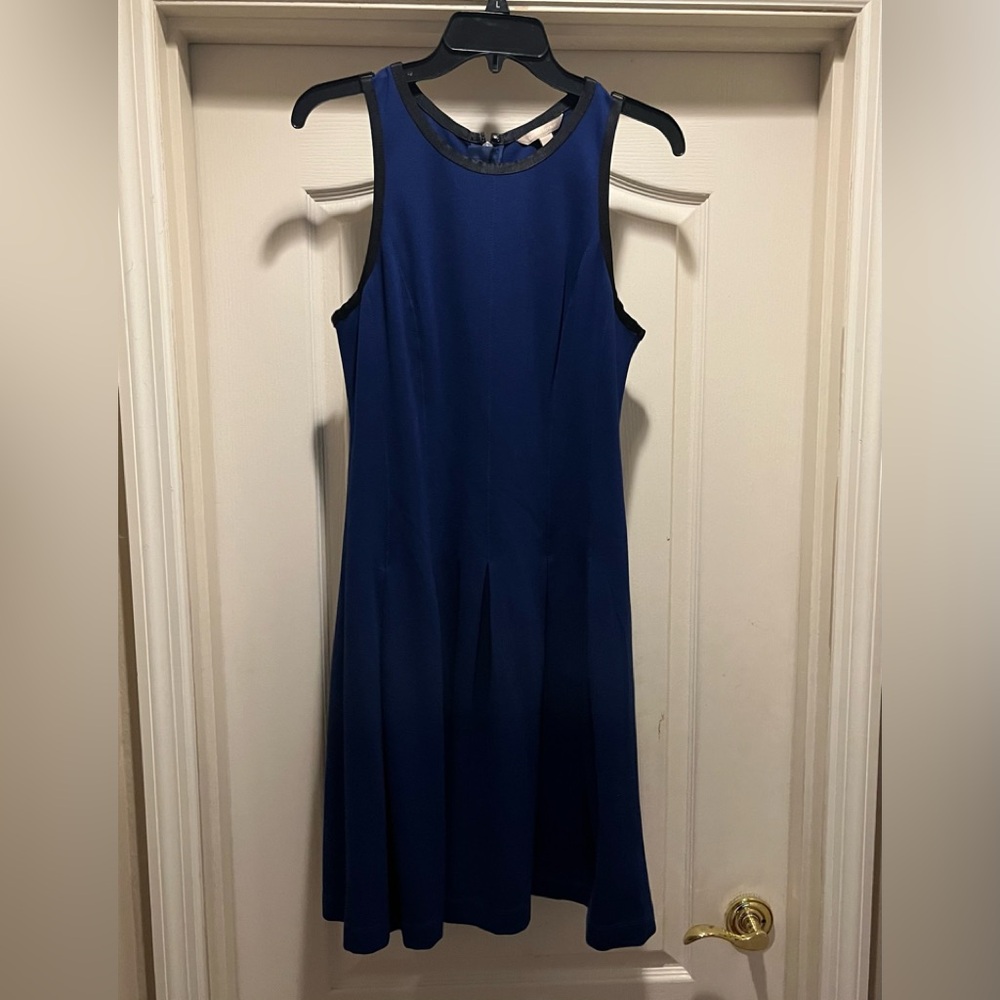 Elegant Banana Republic Blue Sleeveless Dress